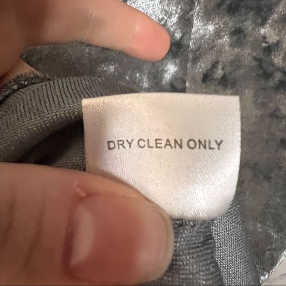 Revolve Central Park West OceanDrive Velvet Bodysuit Silver Size Extra Small NWT - Picture 11 of 12